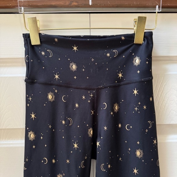 Marika Marley Foil Night Sky Mixed Moon Soft Yoga Tights Leggings size XS - Picture 6 of 11
